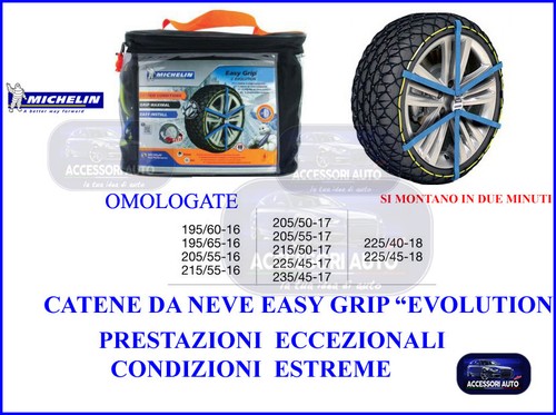 Catene neve michelin - catene, easy